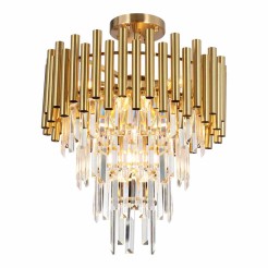 Lampa sufitowa MADISON GOLD 9xE14 ML8806