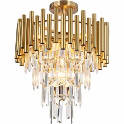 Lampa sufitowa MADISON GOLD 9xE14 ML8806