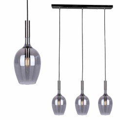 Lampa wisząca LUGANO SMOKED 3xE14 ML8814