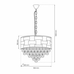 Żyrandol LUXURIA 9xE14 ML8895