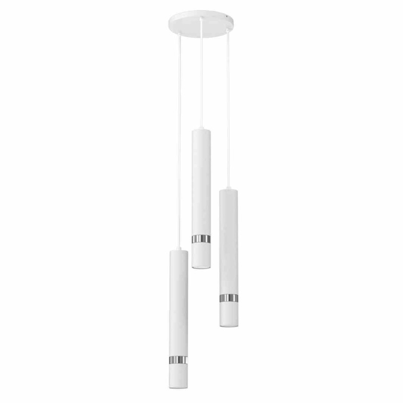 Lampa wisząca JOKER WHITE/CHROME 3xGU10 MLP8915