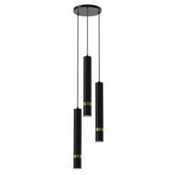 Lampa wisząca JOKER BLACK/GOLD 3xGU10 MLP8918