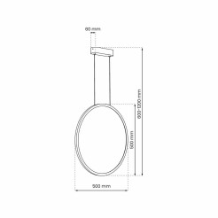 Saturno Black 28W LED ML8854