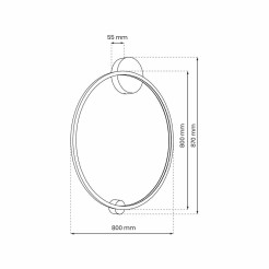 Saturno Black 46W LED ML8860