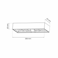 Lampa Solarna Brick 6W 800lm 4000K EKO9181