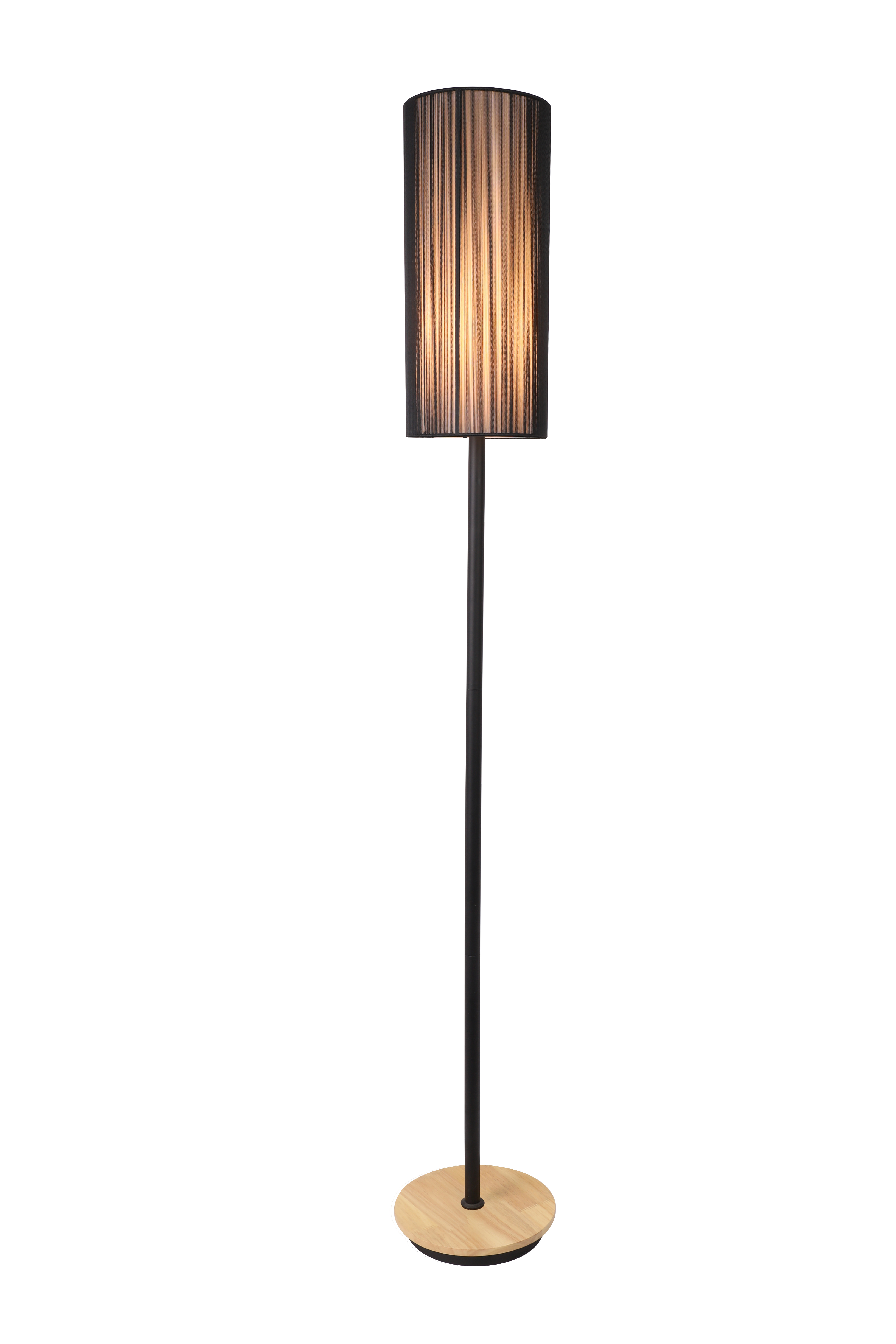 LAMPA PODŁOGOWA KIOTO 1 CZARNY 50601216