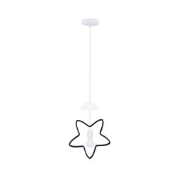 STAR C LAMPA WISZĄCA 1X20W E27 IQ KIDS CZARNY+BIAŁY 31-12005