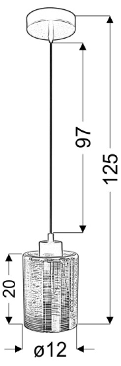 Cox zwis 12 1x60w e27 złoty 31-59345