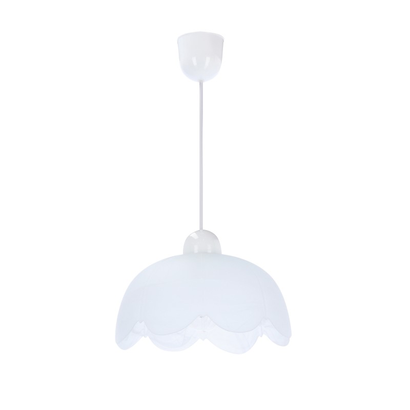 Bratek lampa wisząca 25 1x60w e27 klosz biały 31-17734