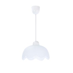 Bratek lampa wisząca 18 1x60w e27 klosz biały 31-17710