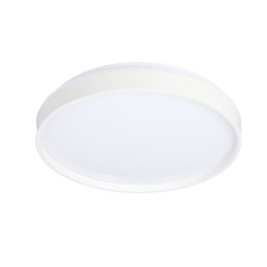 Texas lampa sufitowa plafon biały 15w led 29 cm klosz biały efekt sky 12-11275