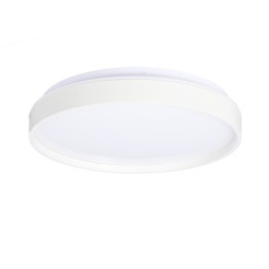 Texas lampa sufitowa plafon biały 15w led 29 cm klosz biały efekt sky 12-11275