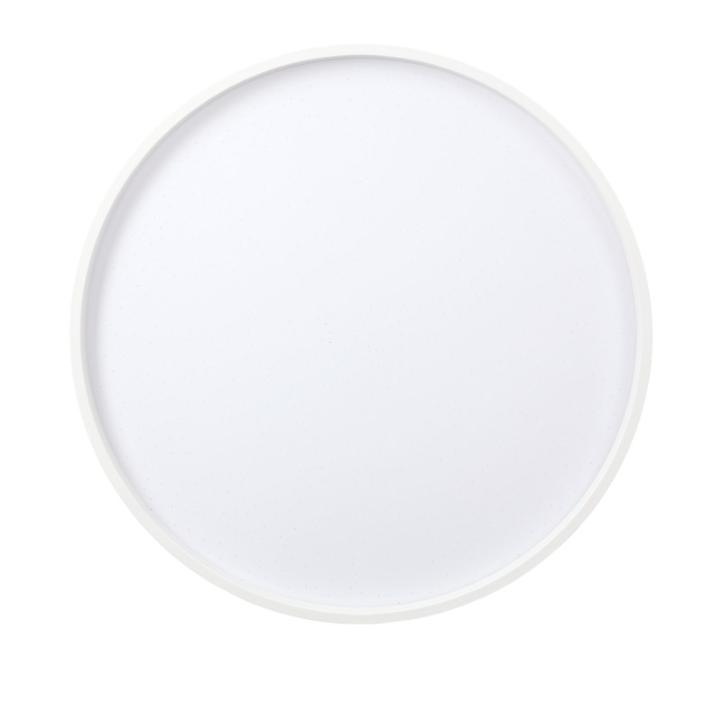 Texas lampa sufitowa plafon biały 18w led 34 cm klosz biały efekt sky 13-11282