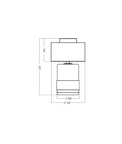 4concepts UMBRIEL BLACK/BLACK L250112422 (Lampki nocne/biurkowe/gabinetowe)