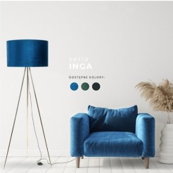 Lampa podłogowa INGA H06-GD-BL