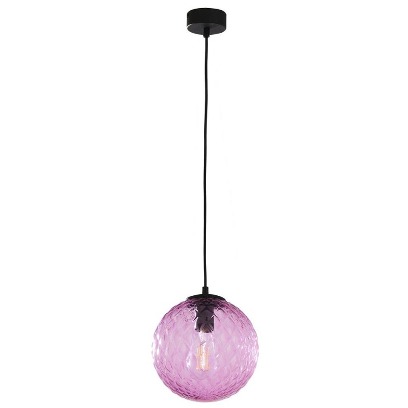 CADIX RÓŻOWY LAMPA WISZĄCA 1 PŁ 210 6343