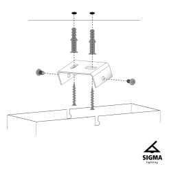 Gondola L srebrny/czarny 40642