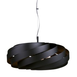 1133 Lampa wisząca VENTO 60 cm czarna/black