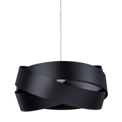 1114 Lampa wisząca TORNADO 40 cm czarna/black