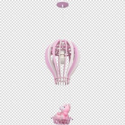 Lampa wisząca BALONIK PINK 1xE27 60W MLP6426