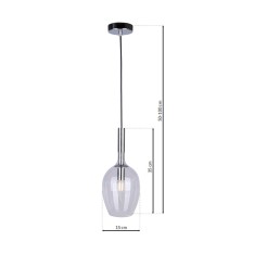 Lampa wisząca TANGO CLEAR 1xE14 ML6163