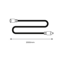 Kabel przedłużający do Fokus 60W - 2m EKO9765