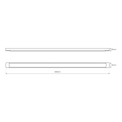 Listwa LED Batten 36W 120cm 4000K EK9840