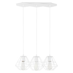 DIAMOND WHITE LAMPA WISZĄCA 3 PŁ  848