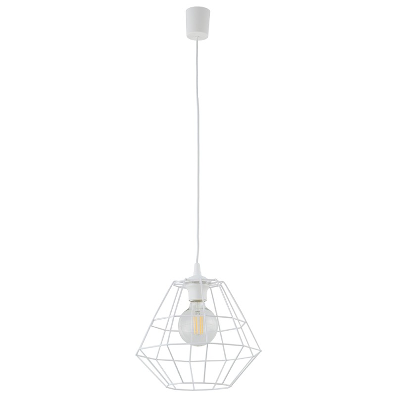 DIAMOND WHITE LAMPA WISZĄCA 1 PŁ D  847