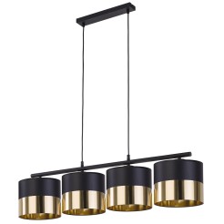 LONDYN GOLD LAMPA WISZĄCA 4 PŁ 3470