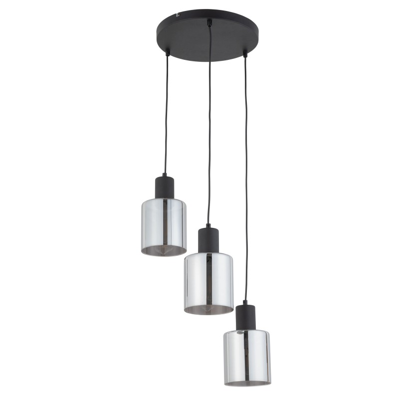 SIERRA BLACK LAMPA WISZĄCA 3 PŁ 6655