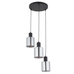 SIERRA BLACK LAMPA WISZĄCA 3 6655
