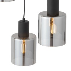 SIERRA BLACK LAMPA WISZĄCA 3 6655