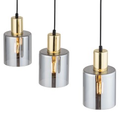SIERRA GOLD LAMPA WISZĄCA 3  LISTWA 6662