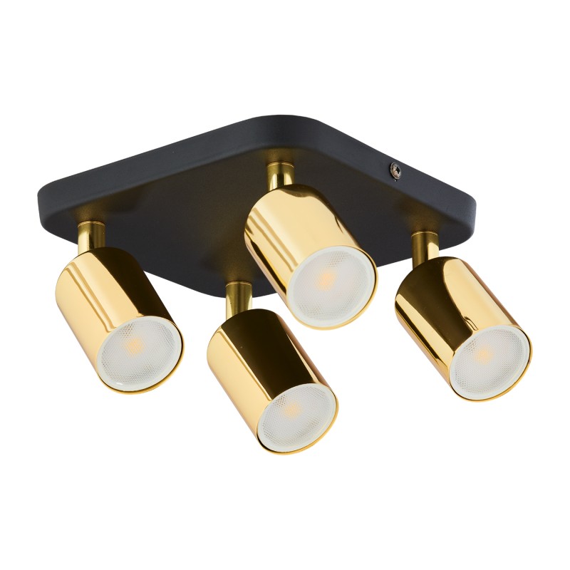 HURON GOLD LAMPA SUFITOWA  4 PŁ 4518