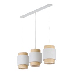 BOHO NEW WHITE LAMPA WISZĄCA 3 LISTWA 5654