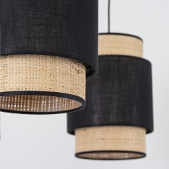 BOHO NEW BLACK LAMPA WISZĄCA 3 PŁ 5659