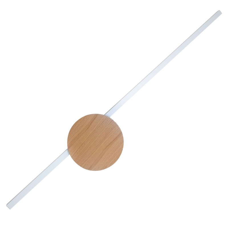 JAVA II WHITE WOOD KINKIET 1  1440