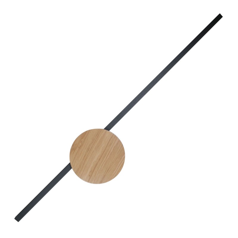 JAVA II BLACK WOOD KINKIET 1  1441