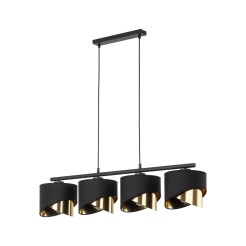 GRANT BLACK LAMPA WISZĄCA 4 4825