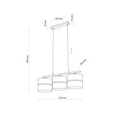 NICOL LAMPA WISZĄCA 3 4801