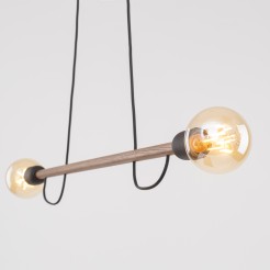 HELIX WOOD ORZECH LAMPA WISZACA 2 4948