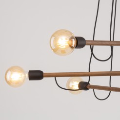 HELIX WOOD ORZECH LAMPA WISZĄCA 6 4950