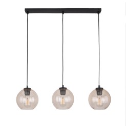 CUBUS BURSZTYN LAMPA WISZĄCA 3  LISTWA 4598