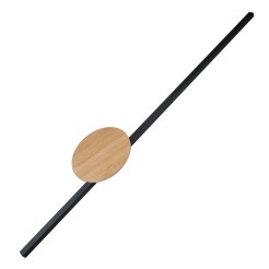 JAVA II BLACK WOOD KINKIET 1  1441