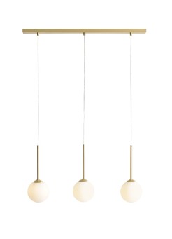 LAMPA WISZĄCA BOSSO 3 BRASS 1087E_40