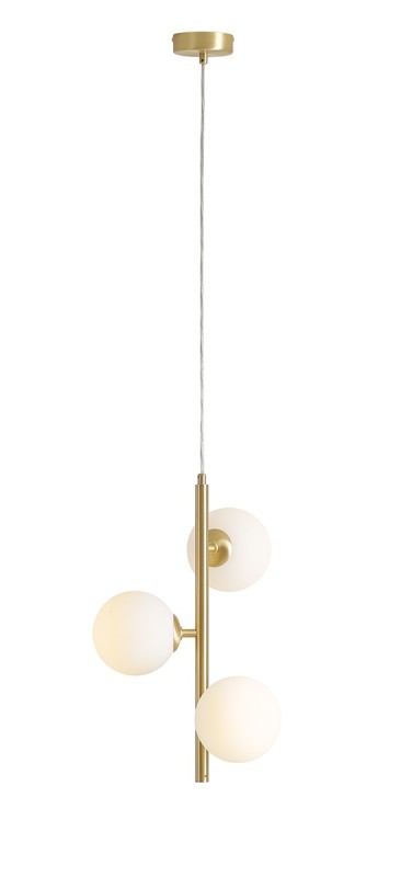 LAMPA WISZĄCA FIN 3 BRASS S 1120E40_S