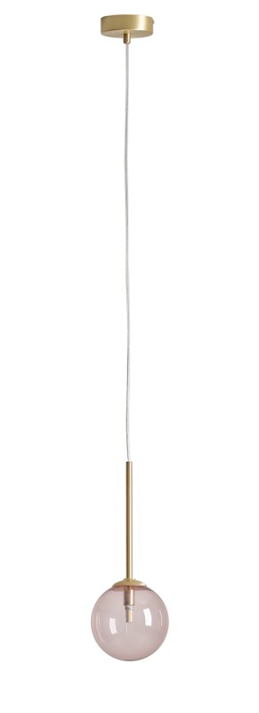 LAMPA WISZĄCA BOSSO MINI 14 MULTICOLOUR (DUSTY ROSE) 1119XXS40_BR