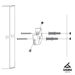 Silia kinkiet czarny 33700