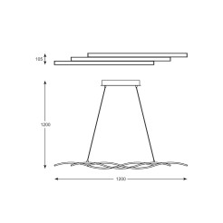 L170221-3 RESINA LAMPA WISZĄCA